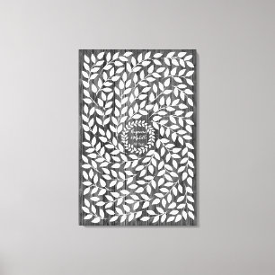 Toile Dark Laurel - 250 Signature Canvas Guest Book