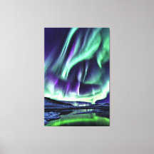 Toile d'art Aurora Borealis