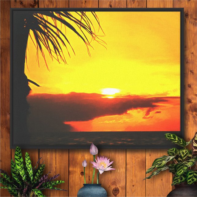 Toile d'art Malecon Sunset 2441 (Créateur téléchargé)