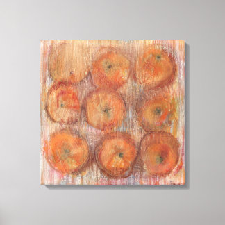 Toile d'art murale orangée