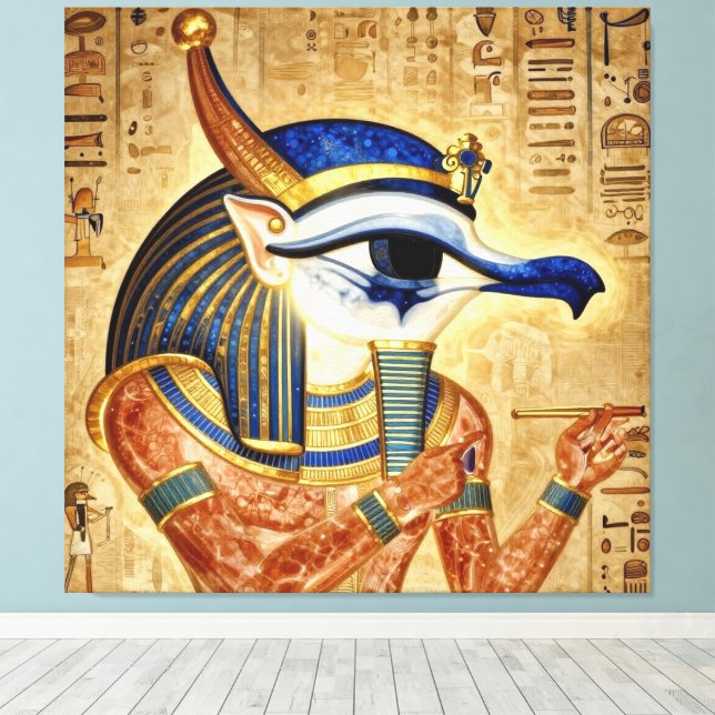 Toile Das Ägyptische Auge  (Insitu (Plancher de Bois))