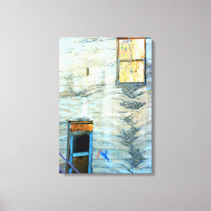 toile de canvas enroulée autour de fenêtre et port
