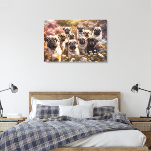 Toile de chien carlin