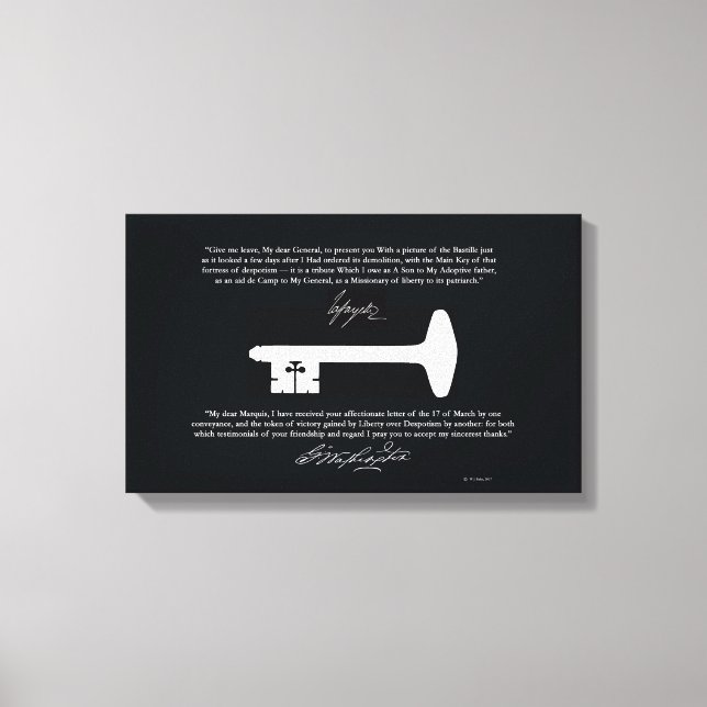 Toile de clé Liberty (Recto)