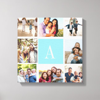 Toile de collage de photos doux