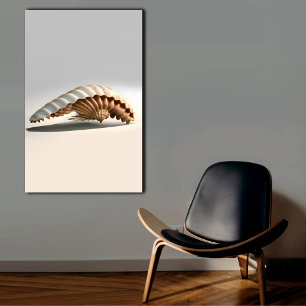 Toile de coquillage de luxe Art mur