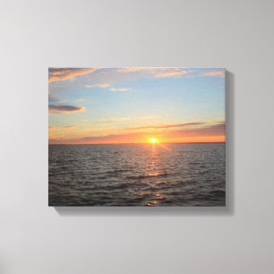 Toile de coucher du soleil