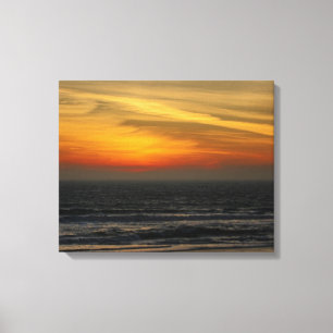 Toile de coucher du soleil de plage
