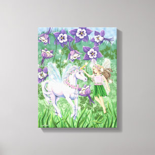 Toile de fée de licorne