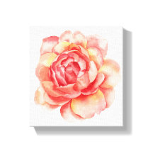 Toile de fleurs d'aquarelle