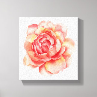 Toile de fleurs d'aquarelle