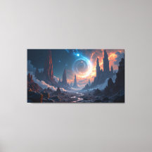 Toile de fond de paysage cosmique Galaxies tournan