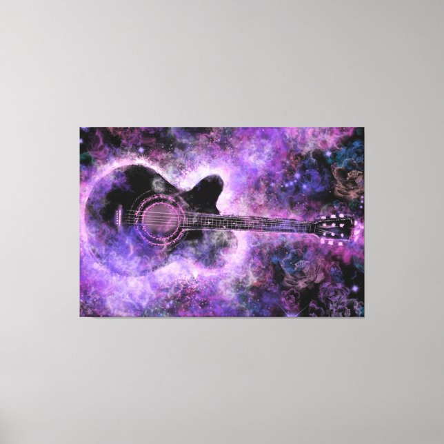 Toile de Guitare Rock Imprimer Peinture murale vio (Recto)