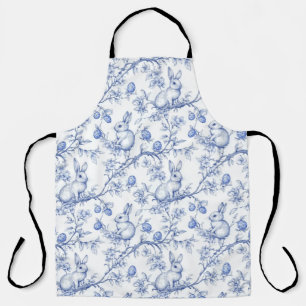 Toile De Jouy Easter Bunny Apron