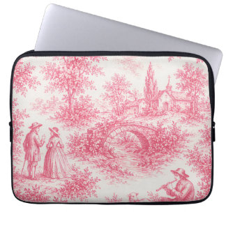 Toile de Jouy Laptop Sleeve