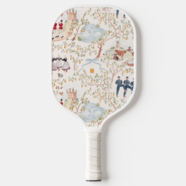 Toile De Jouy  Pickleball Paddle (Front)