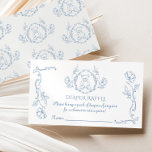 Toile de jouy teddy bear vintage Diaper raffle Enclosure Card<br><div class="desc">Toile de jouy teddy bear vintage Diaper raffle Enclosure Card 
Matching items are available.</div>