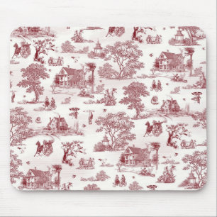 Toile De Jouy - Vintage Afternoon Mouse Pad