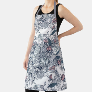 Toile-De-Jouy Vintage French Pattern Apron