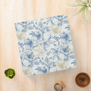 Toile-De-Jouy Vintage French Pattern Binder