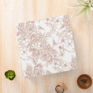 Toile-De-Jouy Vintage French Pattern Binder
