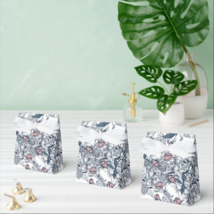 Toile-De-Jouy Vintage French Pattern Wedding Favor Box