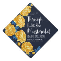 Toile De Jouy Yellow Bue Peony She Mastered It