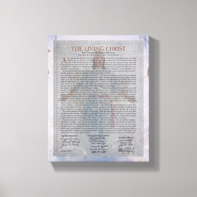 Toile de la série "Le Christ Vivant" (Recto)