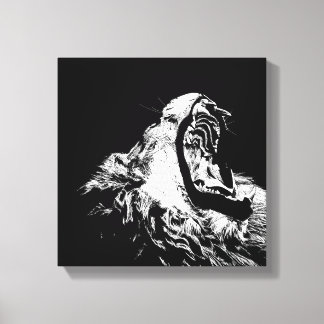 Toile de Lion Rocher Art mur