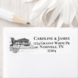 Toile de Nashville Noir et Blanc