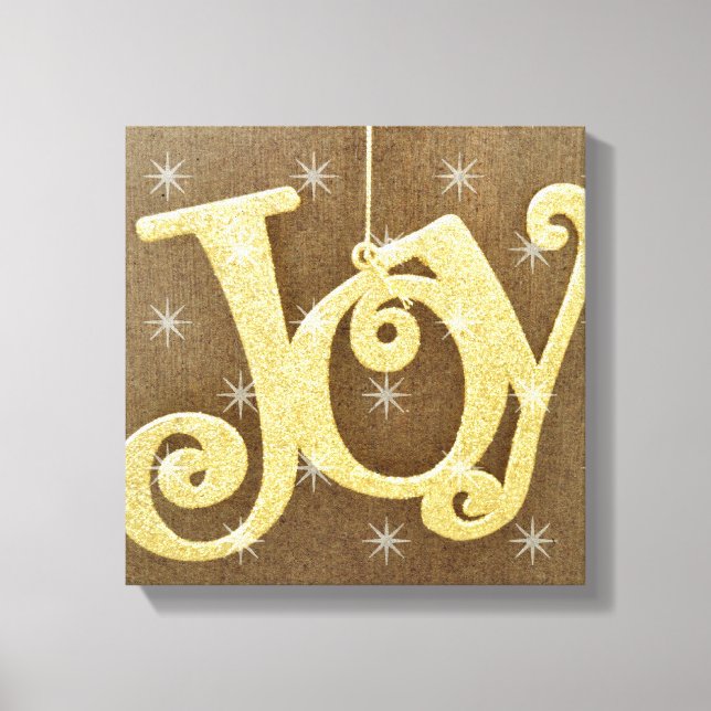 Toile de Noël Golden Joy (Recto)