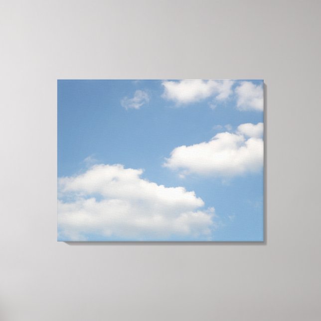 Toile de nuages de cumul de fluffés Imprimer (Recto)