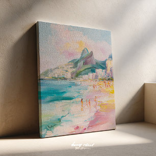 Toile de peinture de Rio de Janeiro Brésil
