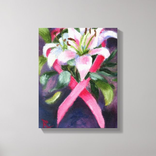 Toile de sensibilisation au cancer du sein (Recto)