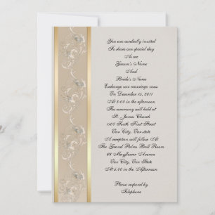 toile de style Faire-part de mariage et élégante e