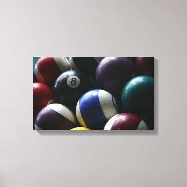 Toile de table billard photo salle de jeu photo (Recto)