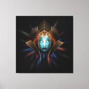 Toile de tissu fractal Riddian Queen