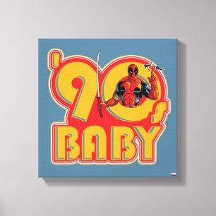 Toile Deadpool   90's Baby