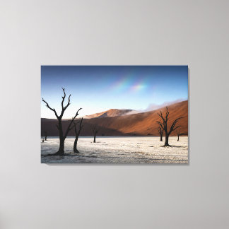 Toile Deadvlei éthéré Namibie - Désert Hyper-Réaliste
