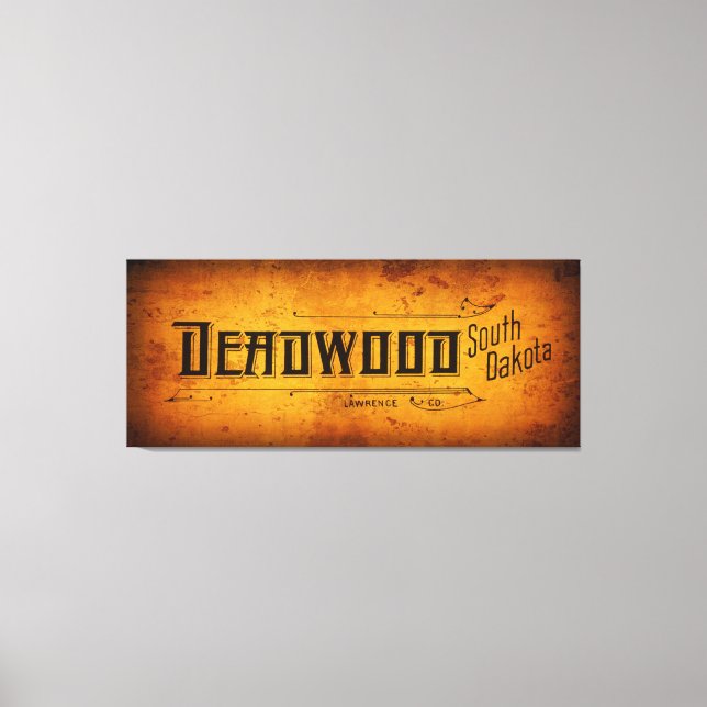 Toile DEADWOOD du Vieux-Ouest (Recto)