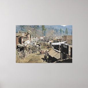 Toile DEADWOOD vu par Wild Bill Hickok 1876