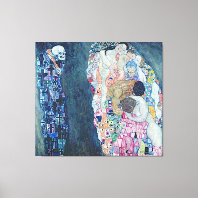 Toile Death and Life, c.1911 (huile sur toile) (Recto)