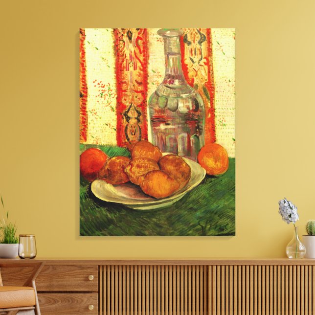 Toile Décanter et citrons de la vie morte par Vincent va (Insitu(Salon))
