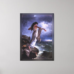 Toile Décès de Sappho par Miguel Carbonell Selva
