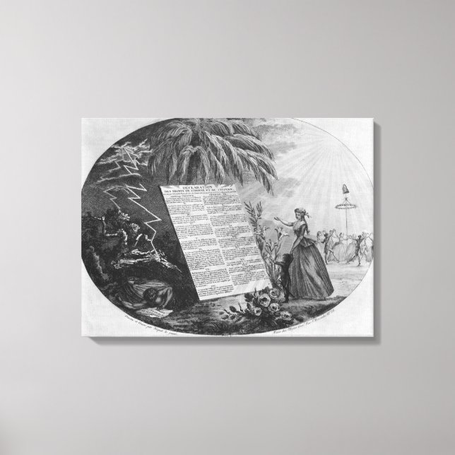 Toile Déclaration des droits de l'homme (Recto)
