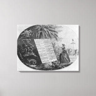 Toile Déclaration des droits de l'homme