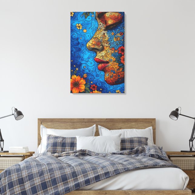 Toile Décor de mur de Golden Reverie (Insitu(Chambre))