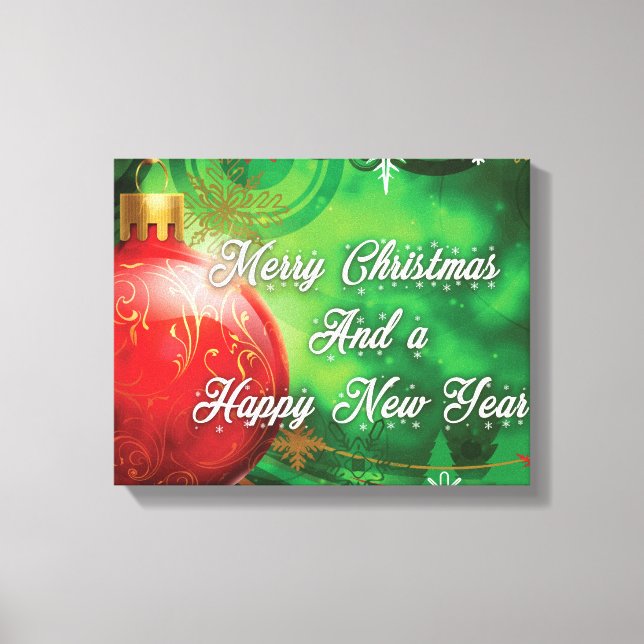 Toile Décor de Noël (Recto)
