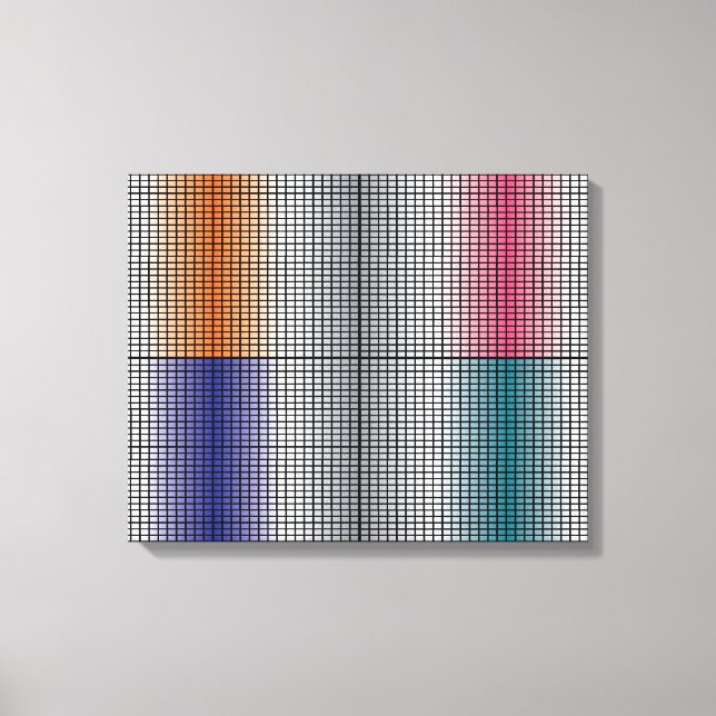 Toile Décor d'intérieur Art Abstrait (Recto)