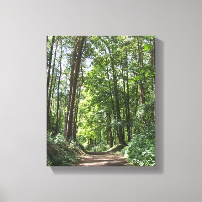 Toile Décor du mur de bois (Recto)